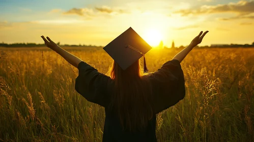 Triumph at Sunset: Graduation in the Field