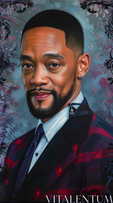 Will Smith Art Portrait AI Image