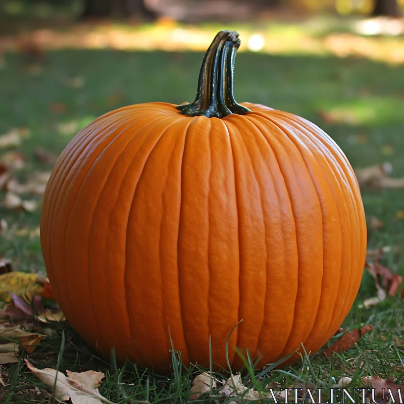 Fall Harvest Pumpkin Still Life AI Image