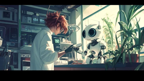 Scientist and Robot Future