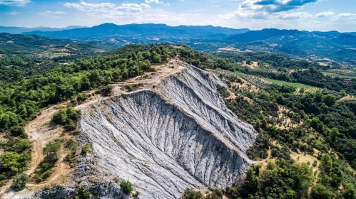 Stunning Aerial Mountain and Forest Scenery