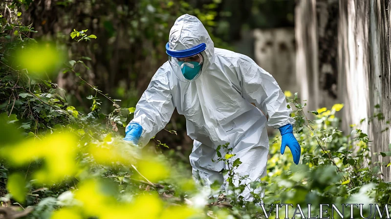 Safety Suit in Nature AI Image