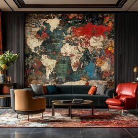 Modern Interior with Global Art