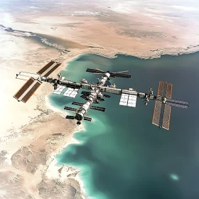ISS Above Earth