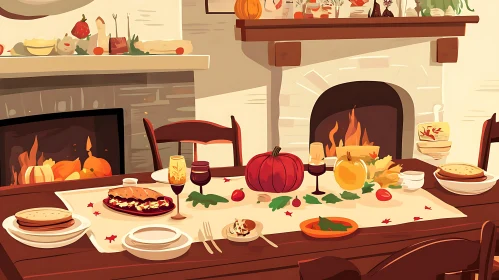 Autumnal Thanksgiving Dinner