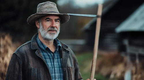 Portrait of a Traditional Farmer