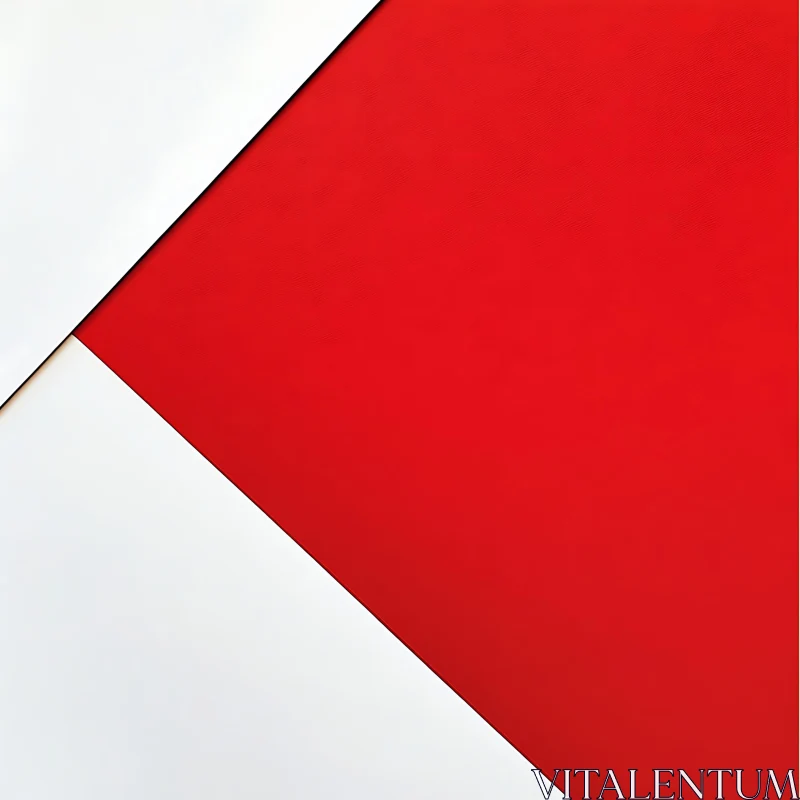 Abstract Red and White Diagonal Design AI Image