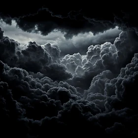 Dramatic Cloudscape Dark Weather Image