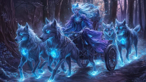 Mystical Queen of the Wolves