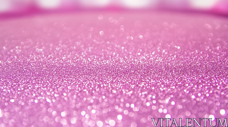 AI ART Sparkling Pink Glitter Background with Soft Focus Bokeh