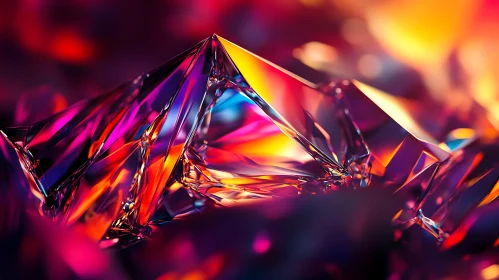 Colorful Crystal Abstract