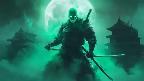 Undead Samurai with Katanas