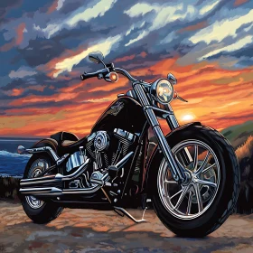 Bike at Sunset