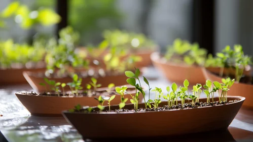 Seedlings in Pots: A Garden's Gentle Start