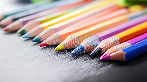 Chromatic Cascade: A Pencil Rainbow