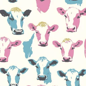 Playful Cow Print Design