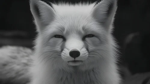 Fox in Monochrome