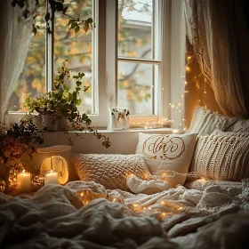 Warm and Inviting Window Seat