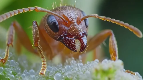 Close-Up Image of an Ant