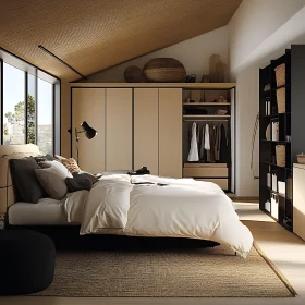 Minimalist Bedroom with Natural Light