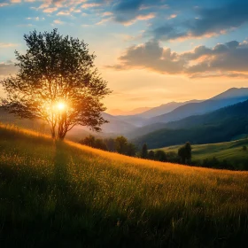 Golden Hour at Mountain Meadow