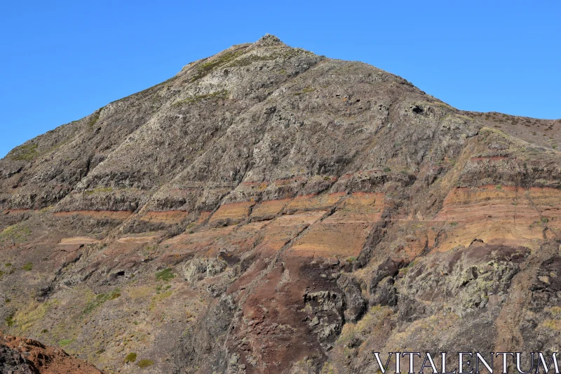 Layered Mountain View Free Stock Photo