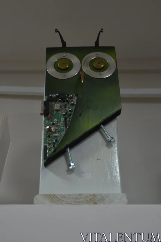 PHOTO Modern Electronic Owl Art