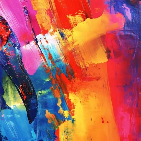 Colorful Abstract Art Painting