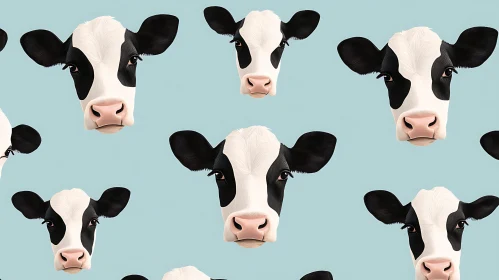 Black and White Cow Pattern