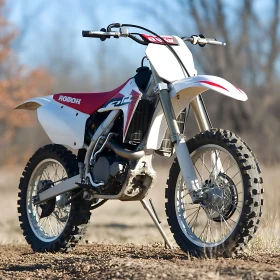 Dirt Bike Ready for Action