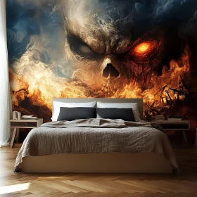 Inferno Skull Bedroom Design