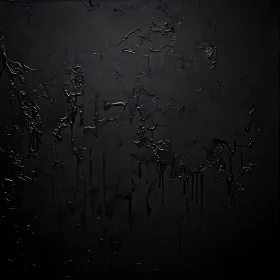 Mystical Black Abstract Canvas