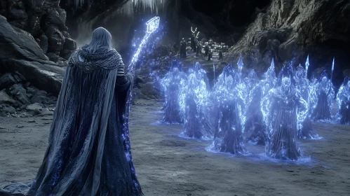 Enigmatic Encounter in the Blue Cave