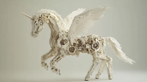 Winged Unicorn Robot
