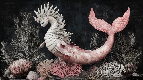 Coral Crowned Mermaid of the Deep