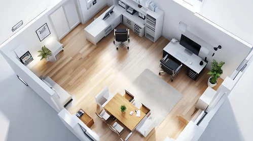 Clean and Bright Office Space