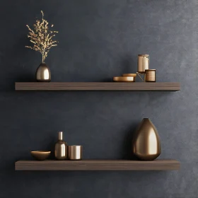 Minimalist Bronze Vases and Bowls