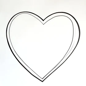 Heart Shape Outline