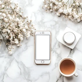 Minimalist Coffee Break Still Life