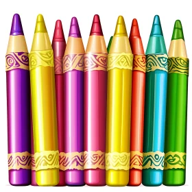 Rainbow Colored Pencils - Art Supplies