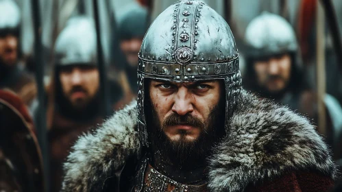 Viking Warrior: Steel Gaze in the Fray