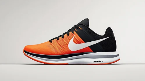 Sporty Orange Sneakers for Running