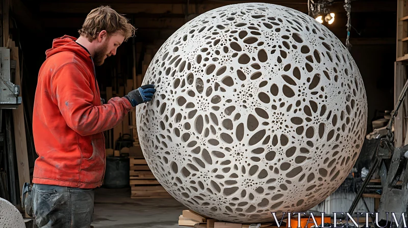 Perforated Sphere Creation in Studio