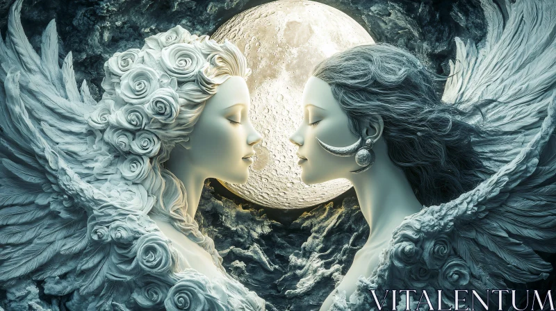 Lunar Angels: A Sculptural Fantasy
