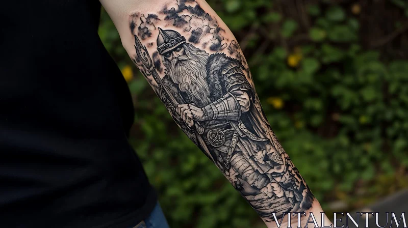 Nordic Mythology Tattoo Design