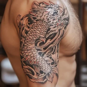 Intricate Dragon Tattoo Arm Art