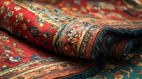 Detailed View of an Oriental Rug