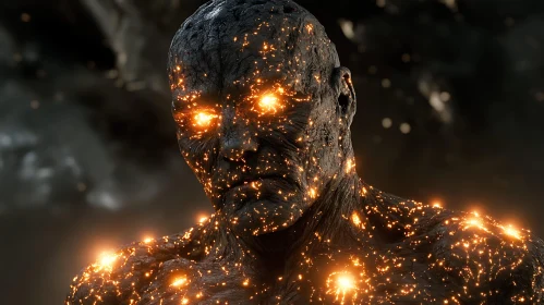 Glowing Figure in the Dark
