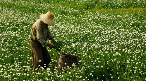 Rural Flower Harvest