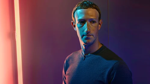 Contemplative Mark Zuckerberg